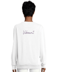 Vibrant - "Never too Late" Sweatshirt White XS 6