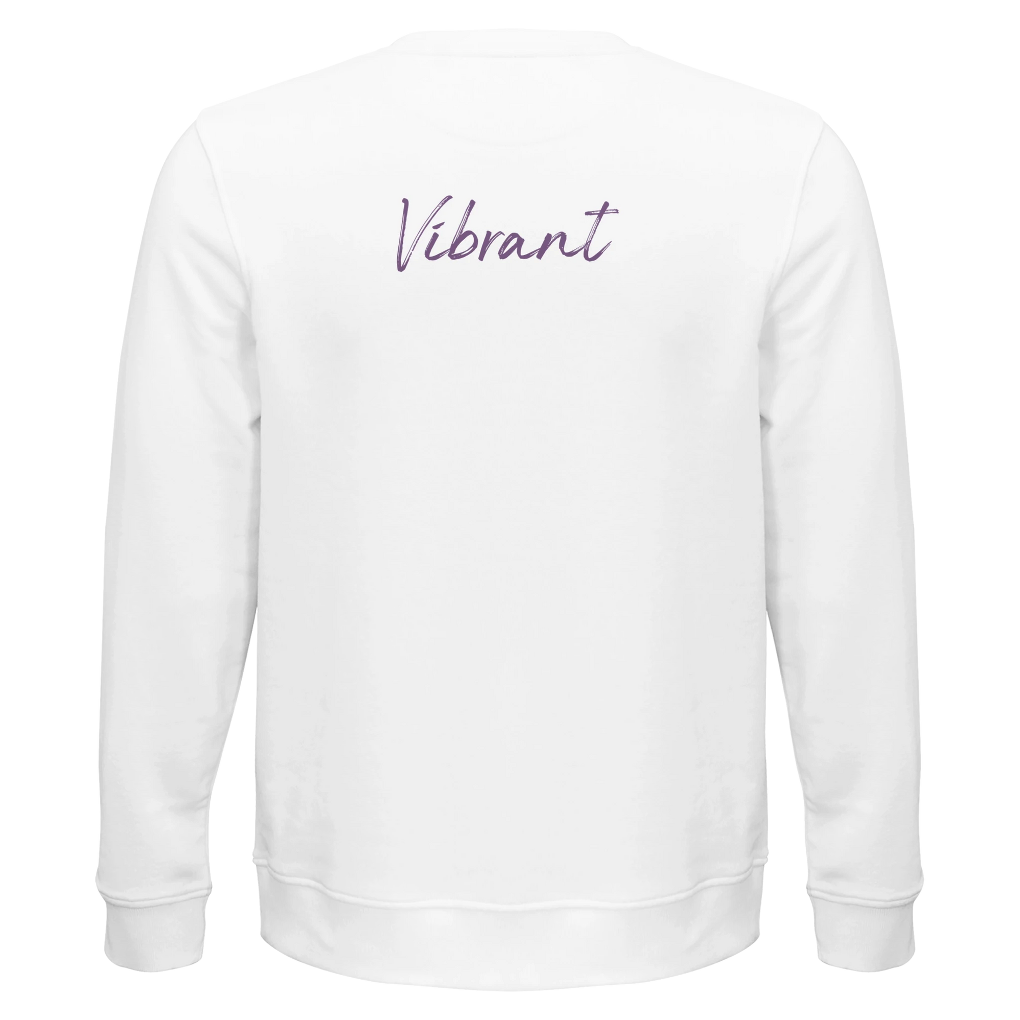 Vibrant - "Never too Late" Sweatshirt White XS 2