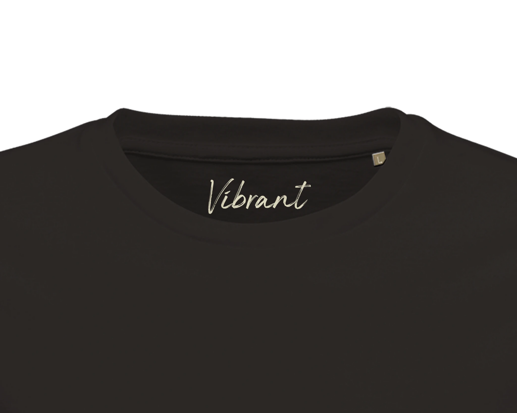 Vibrant - "Never too Late" T-shirt Deep Black XS 2