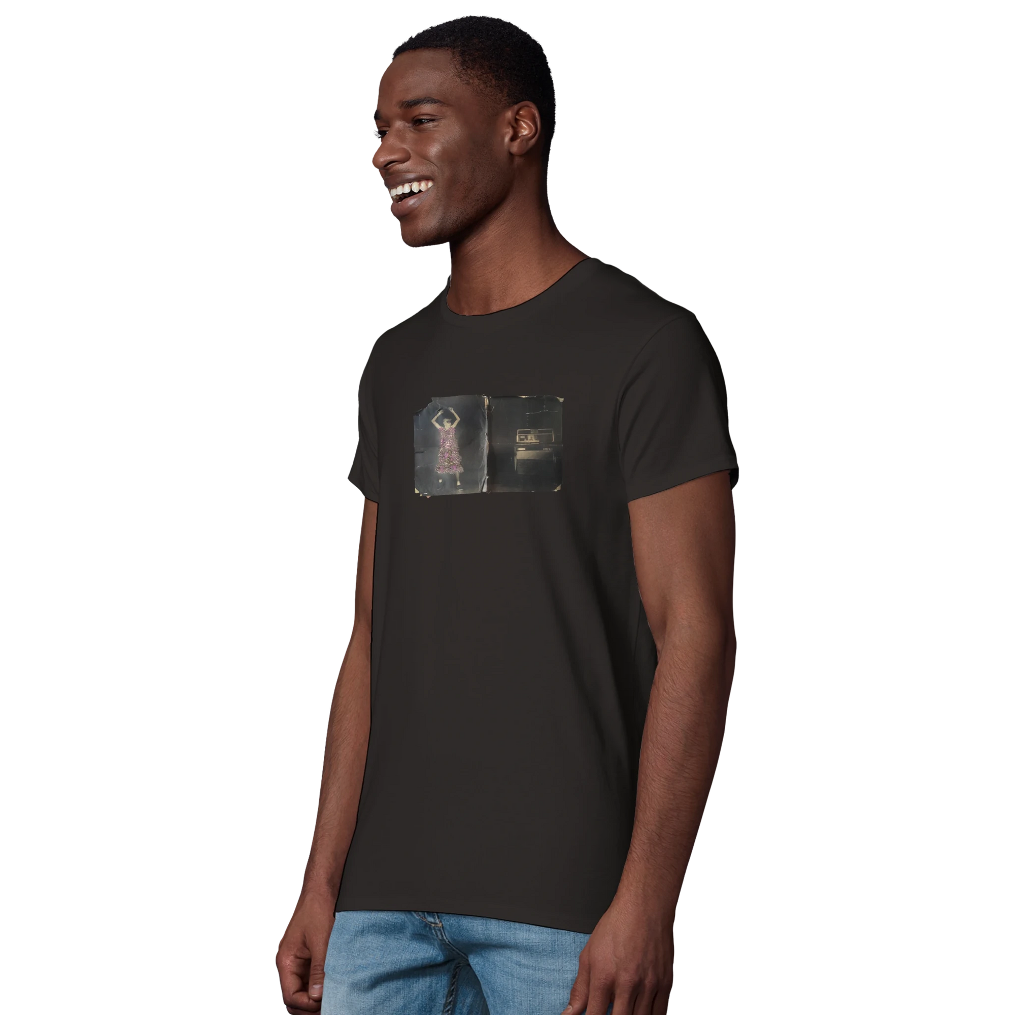 Vibrant - "Never too Late" T-shirt Deep Black XS 6