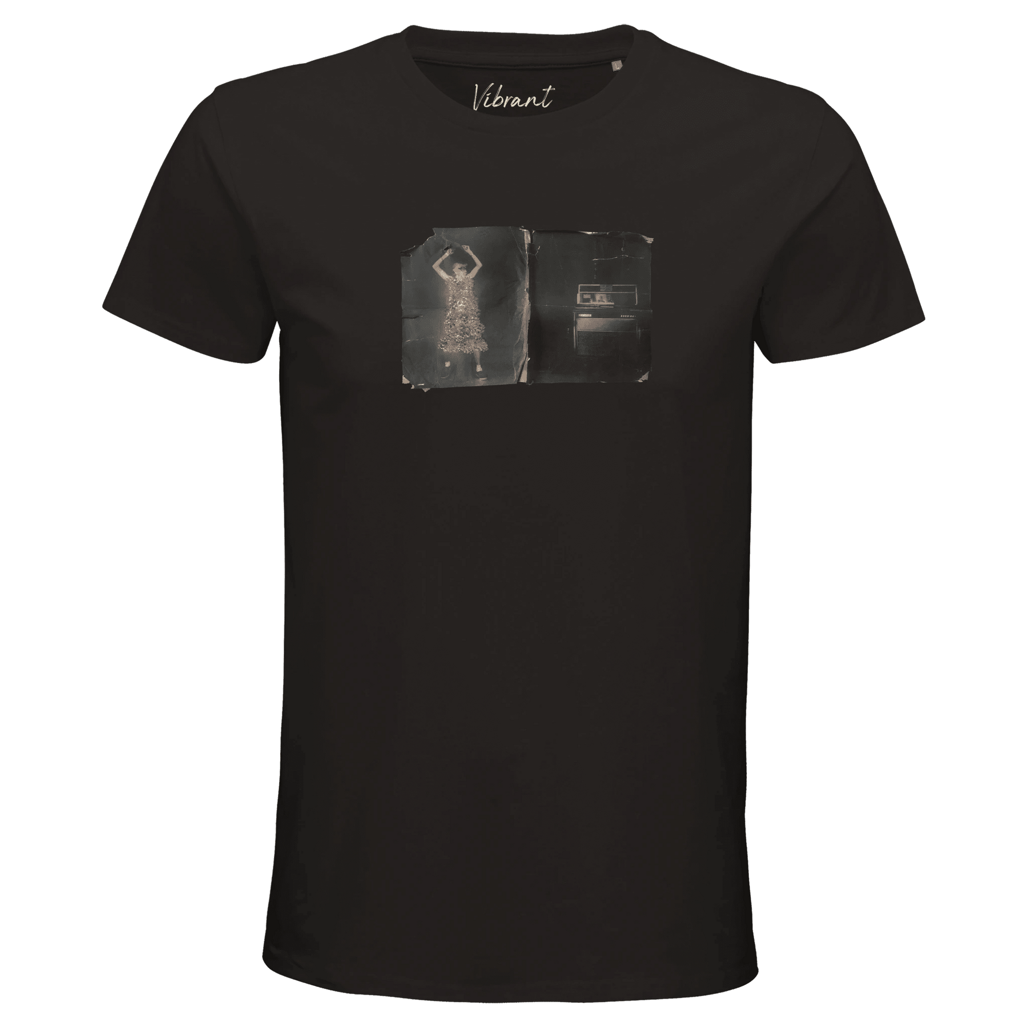 Vibrant - "Never too Late" T-shirt Deep Black XS 1