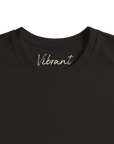 Vibrant - "Never too Late" T-shirt Deep Black XS 2