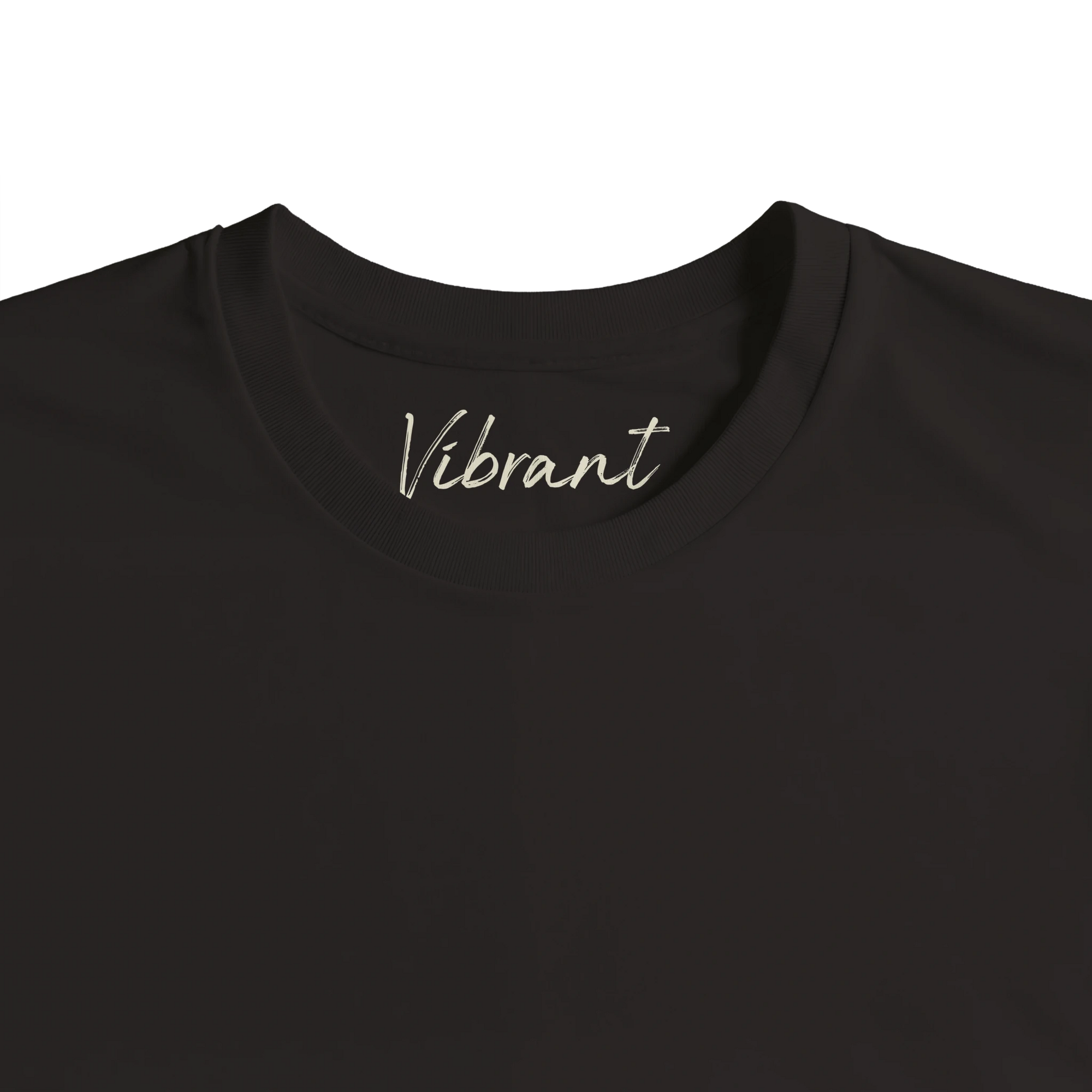 Vibrant - "Never too Late" T-shirt Deep Black XS 2