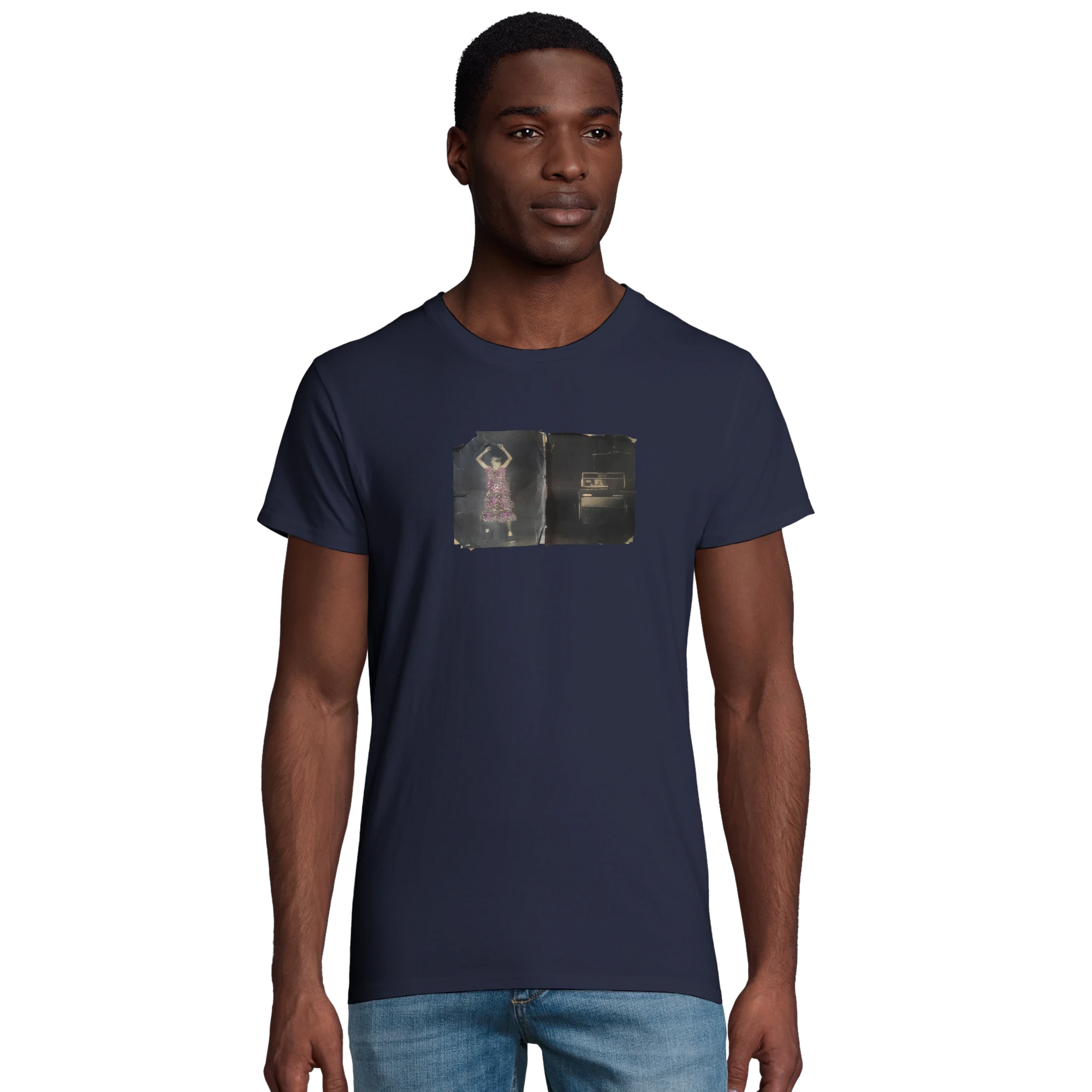 Vibrant - "Never too Late" T-shirt French Navy XS 4