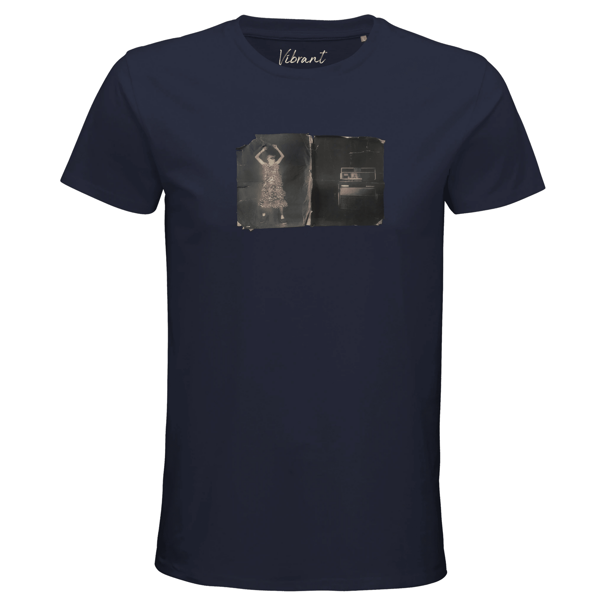 Vibrant - "Never too Late" T-shirt French Navy XS 1