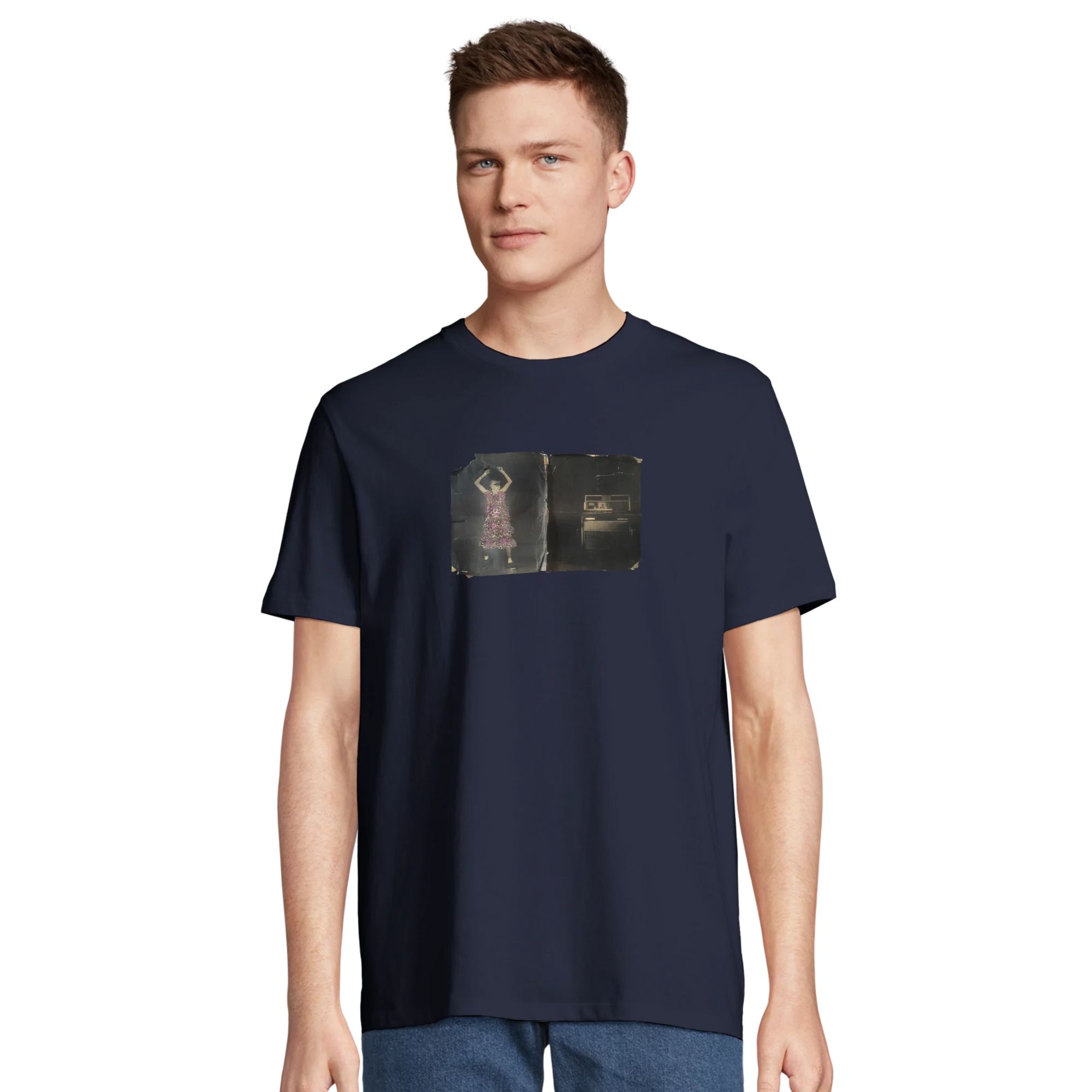 Vibrant - "Never too Late" T-shirt French Navy XS 4