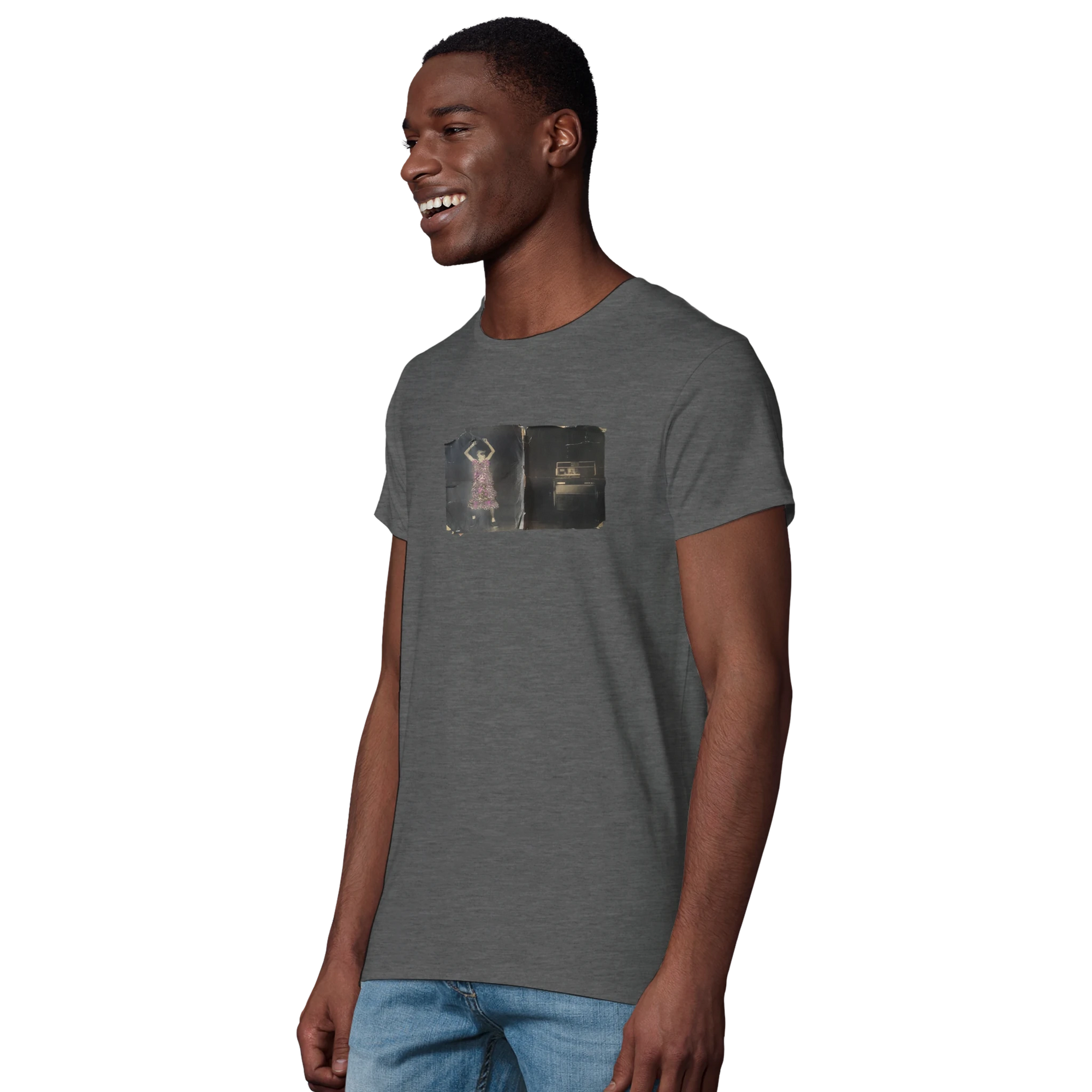 Vibrant - "Never too Late" T-shirt Grey Melange XS 6