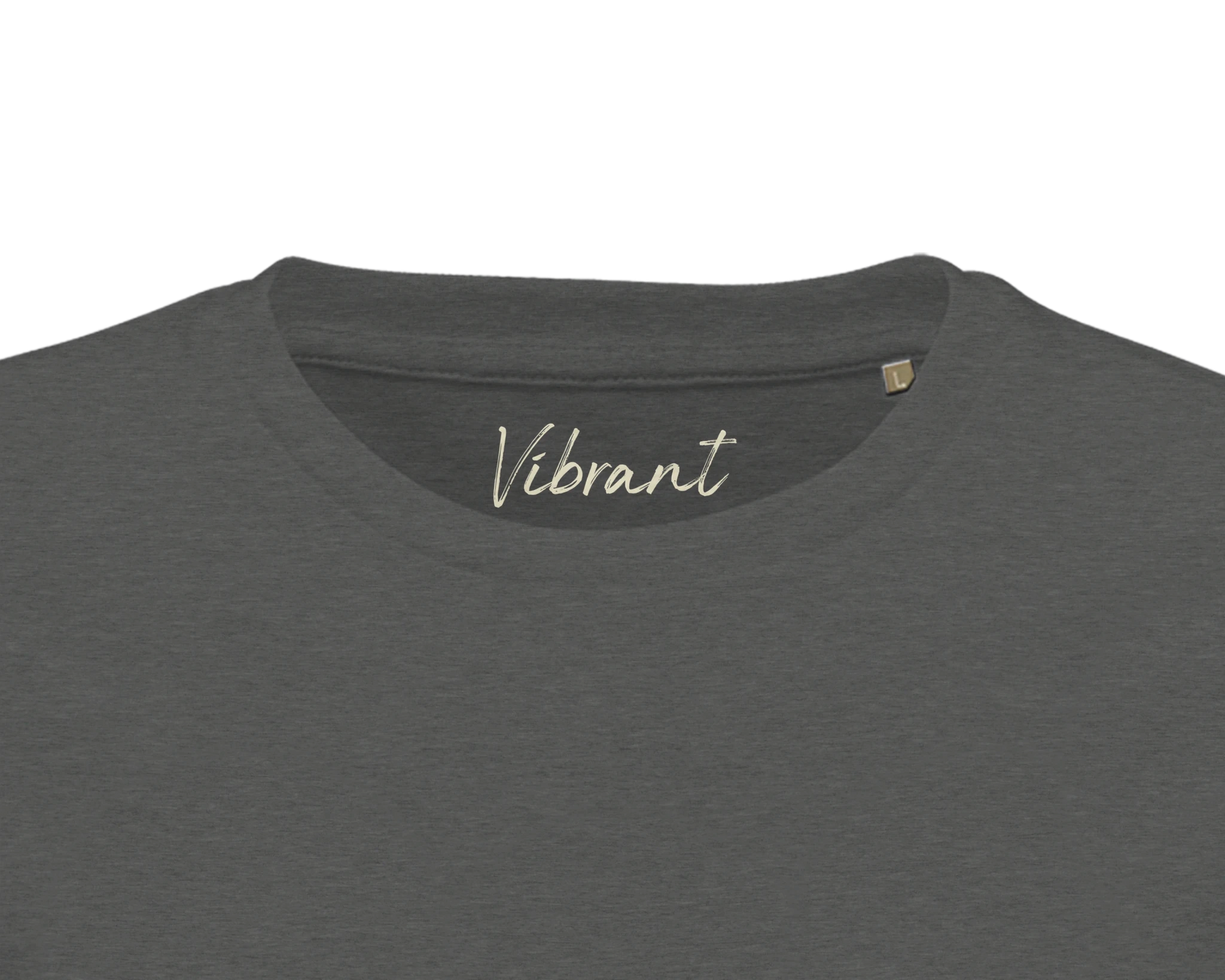 Vibrant - "Never too Late" T-shirt Grey Melange XS 2