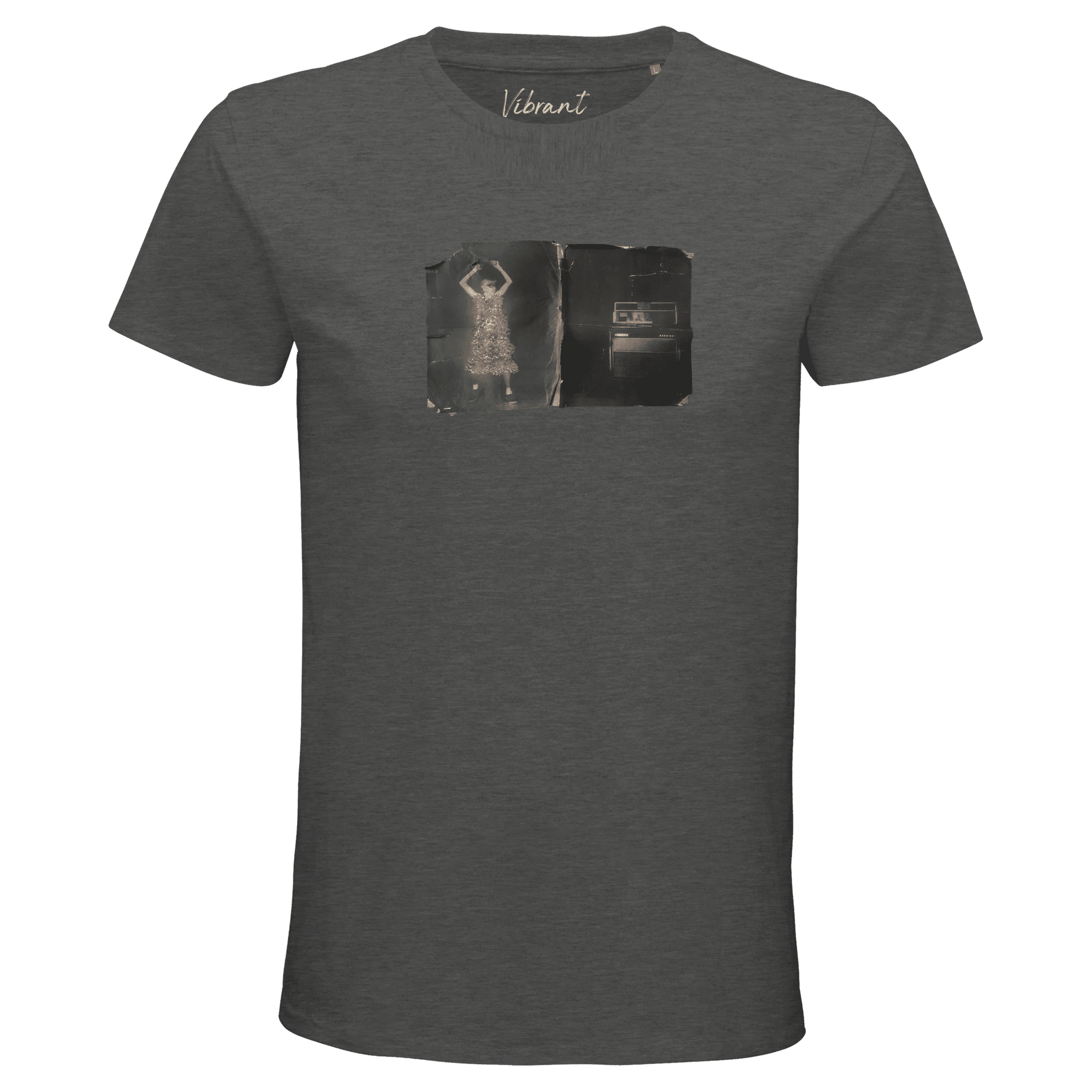 Vibrant - "Never too Late" T-shirt Grey Melange XS 1