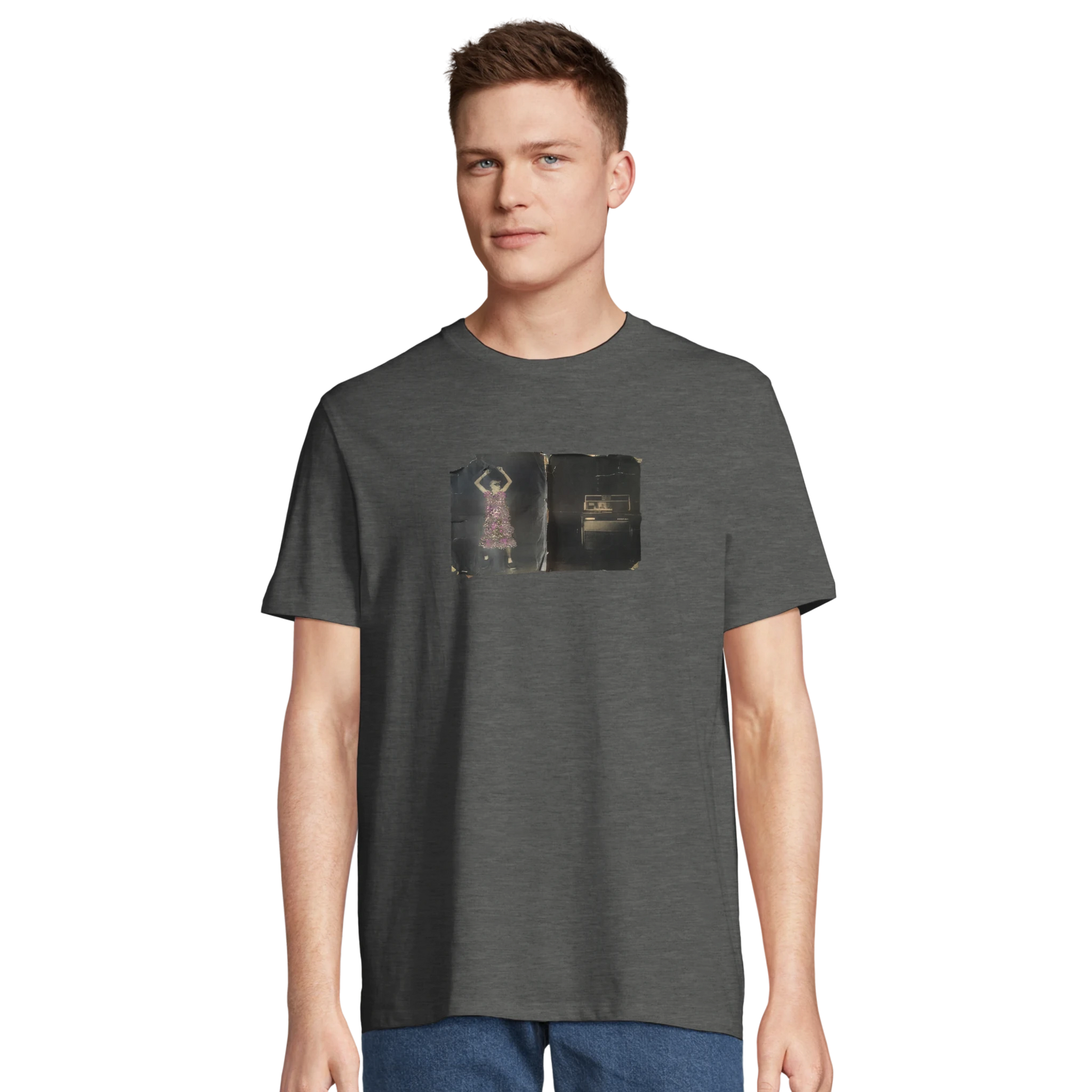 Vibrant - "Never too Late" T-shirt Grey Melange XS 4