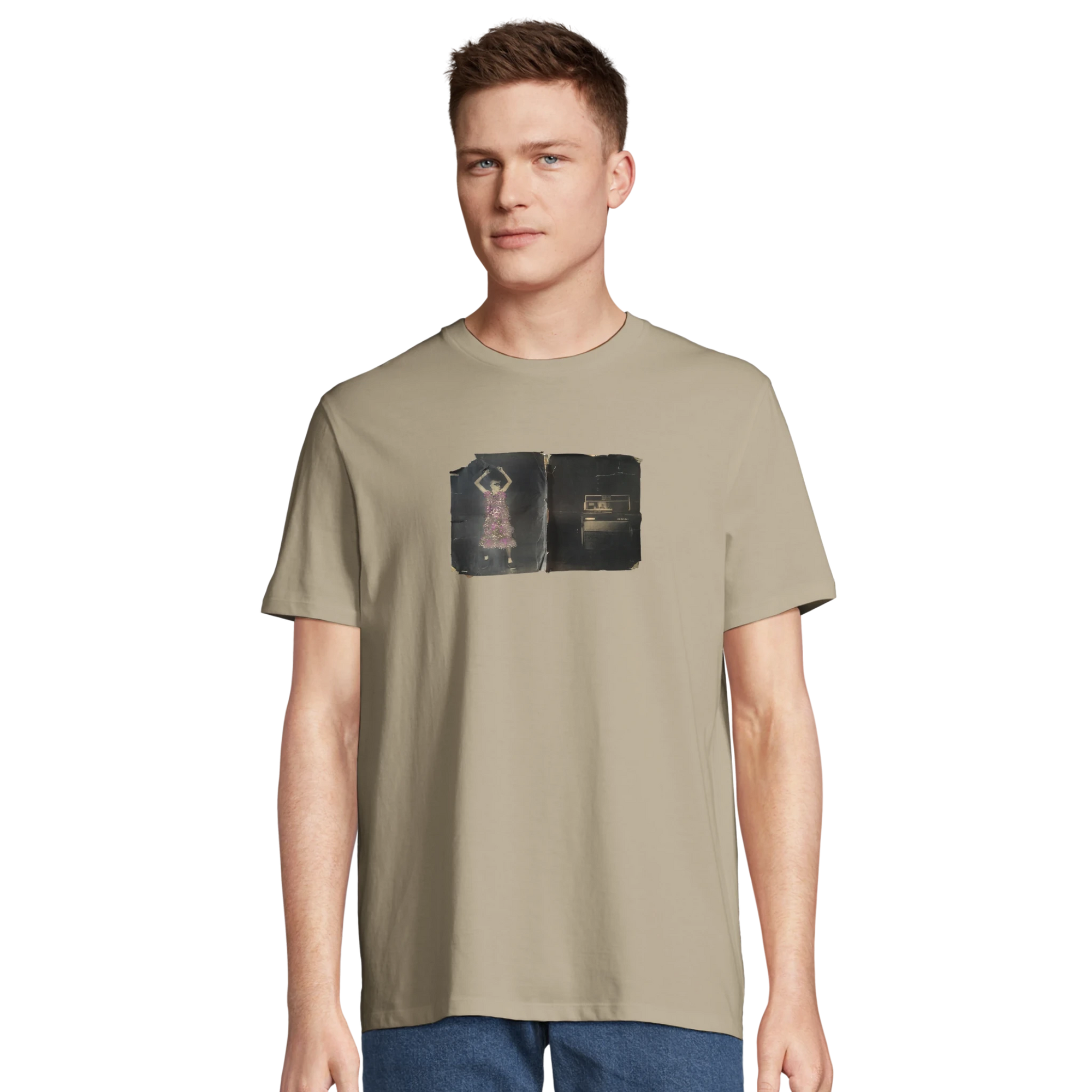 Vibrant - "Never too Late" T-shirt Khaki XS 4