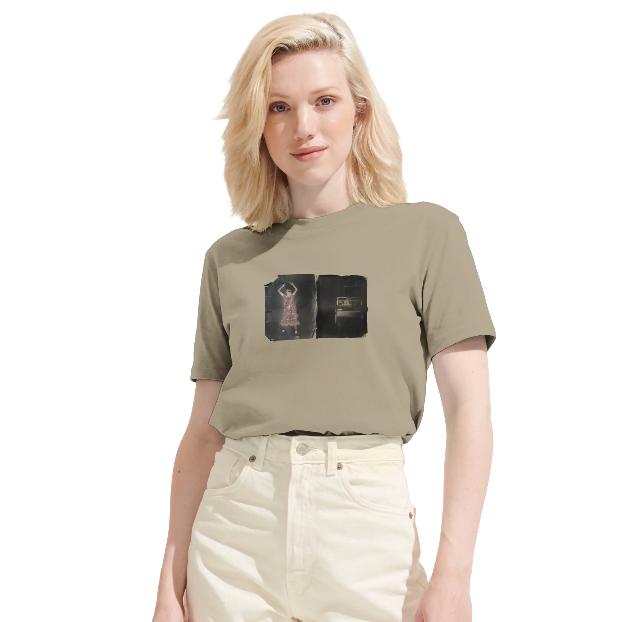 Vibrant - "Never too Late" T-shirt Khaki XS 6