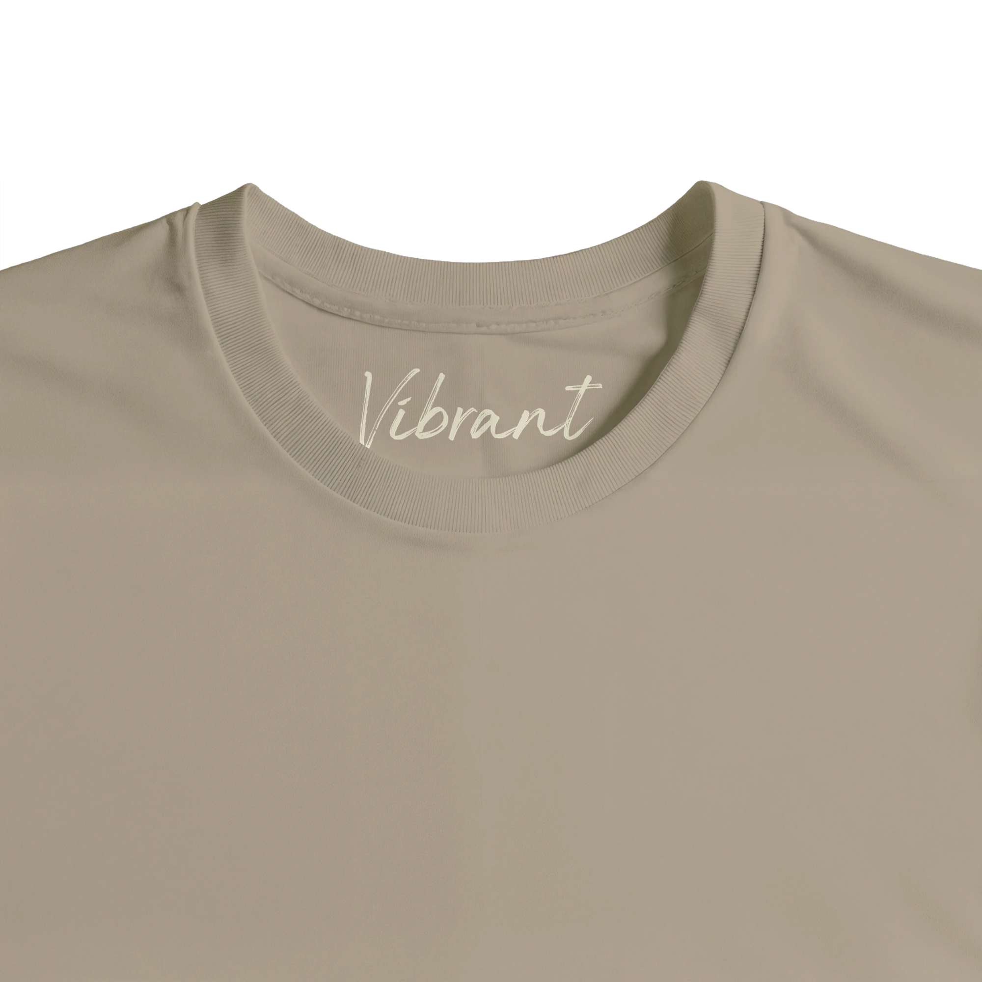 Vibrant - "Never too Late" T-shirt Khaki XS 2