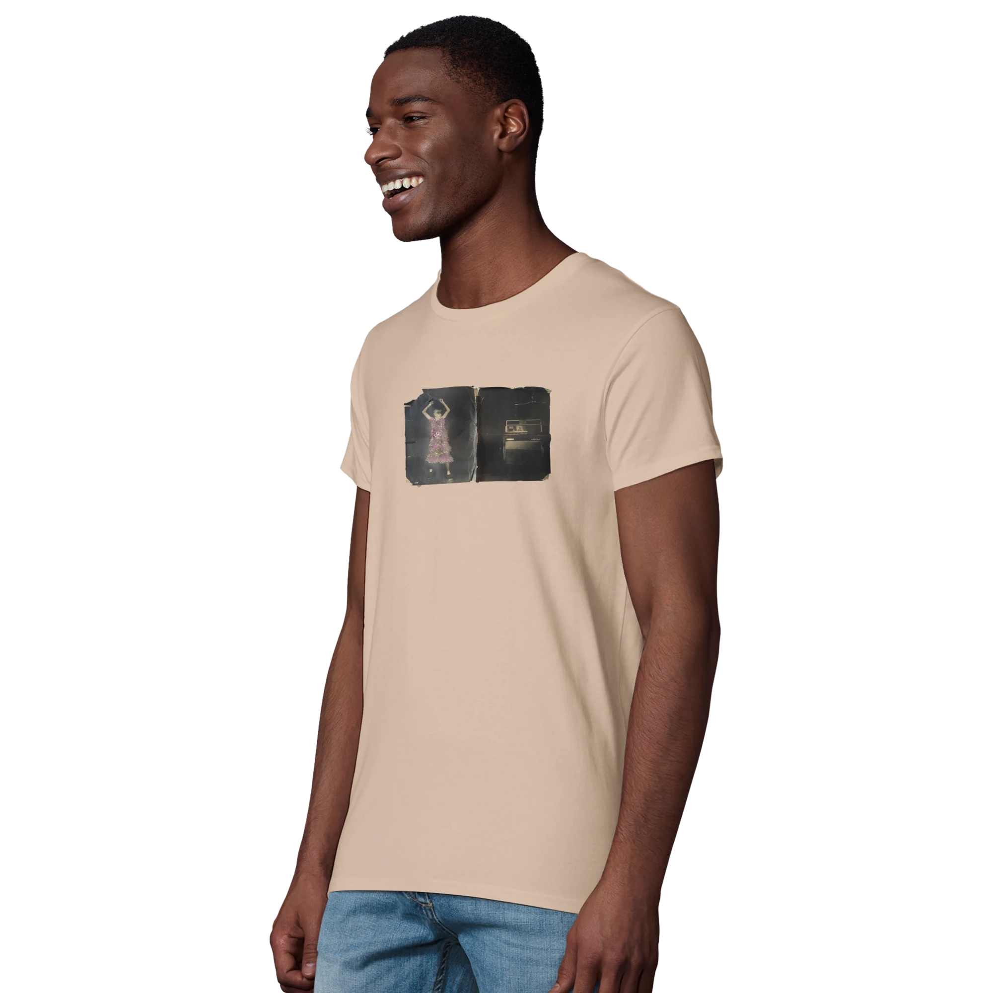 Vibrant - "Never too Late" T-shirt Khaki XS 6