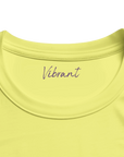 Vibrant - "Never too Late" T-shirt Light Yellow XS 25