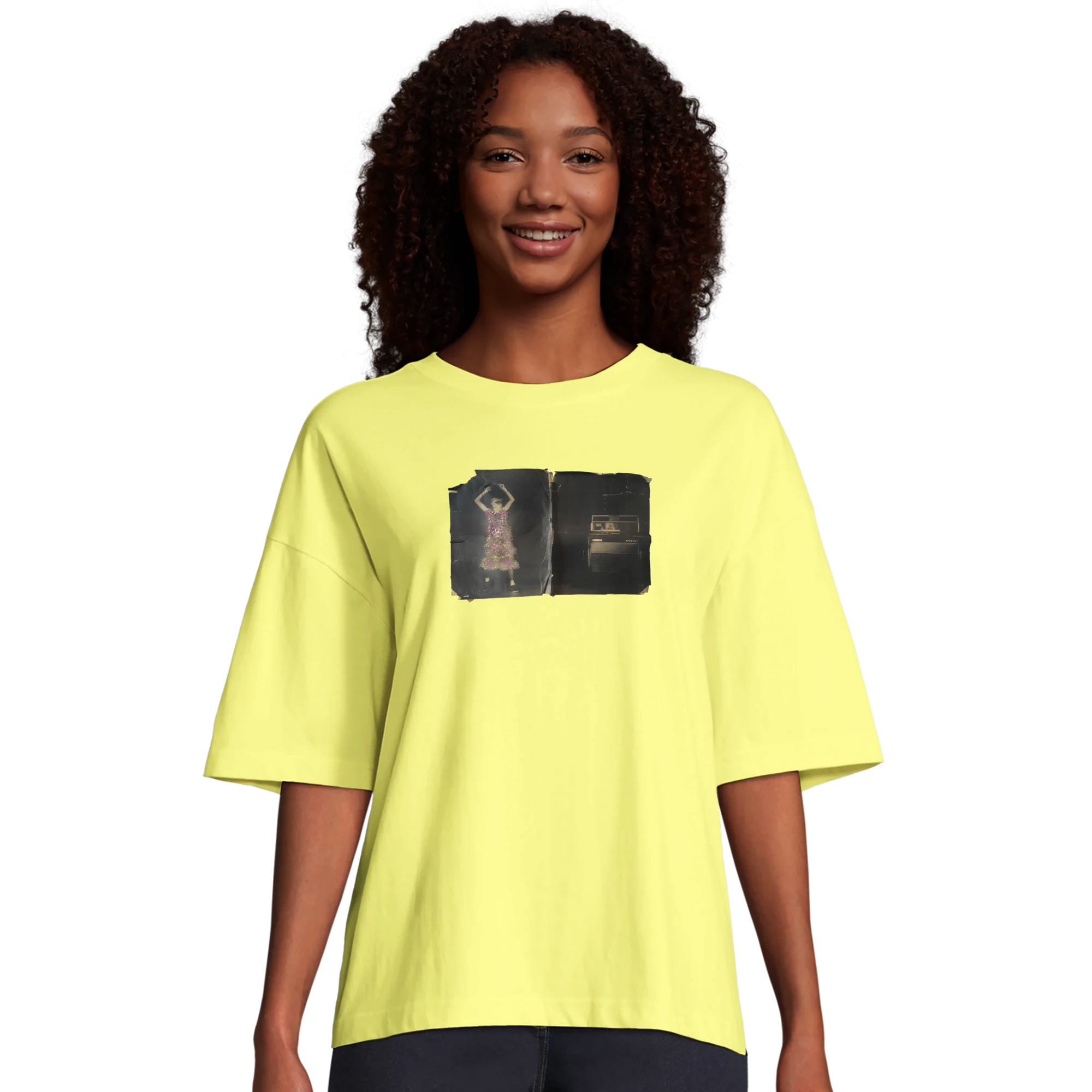 Vibrant - "Never too Late" T-shirt Light Yellow XS 27
