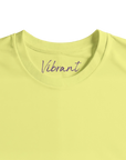 Vibrant - "Never too Late" T-shirt Light Yellow XS 2