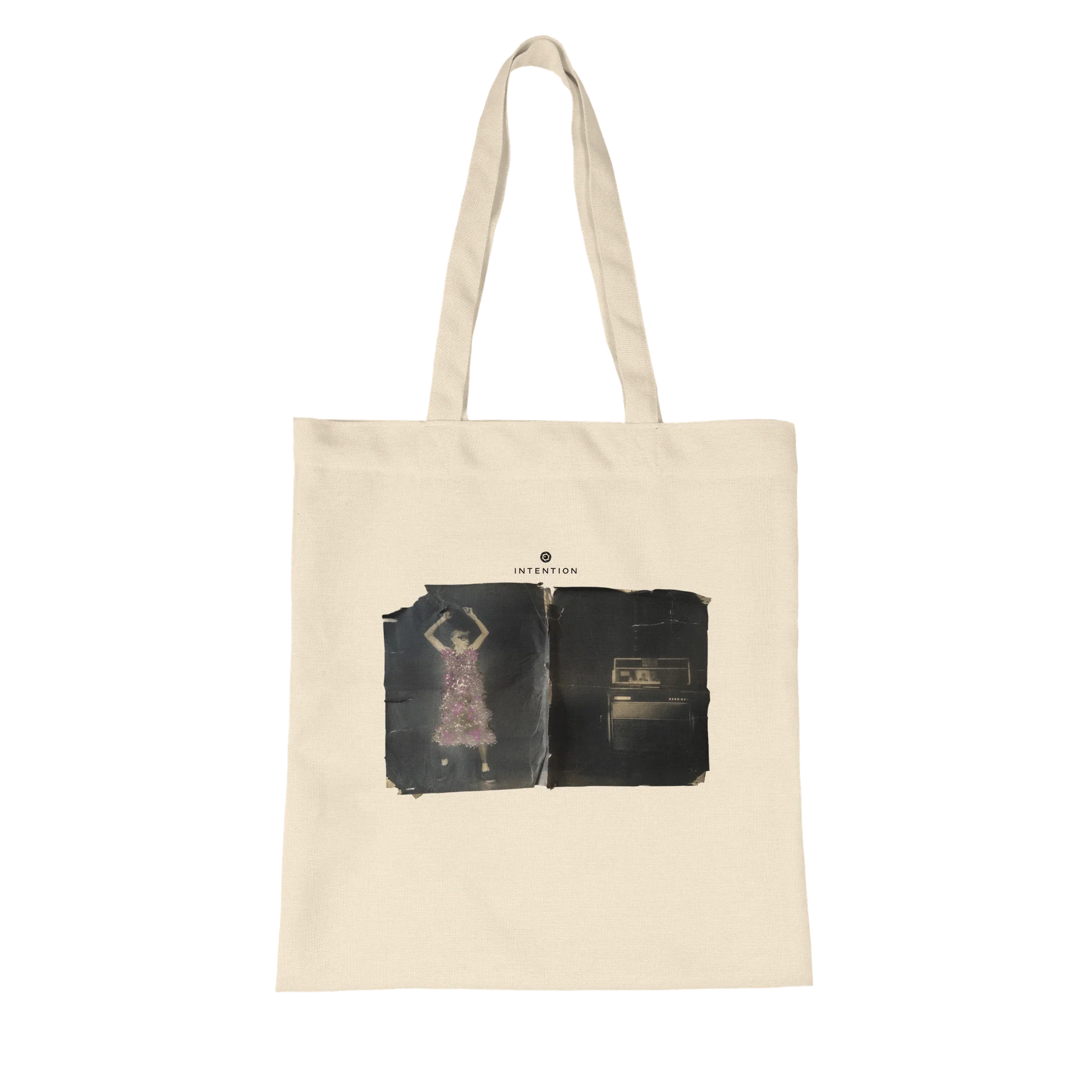 Vibrant Never Too Late“ Tote Bag Natural