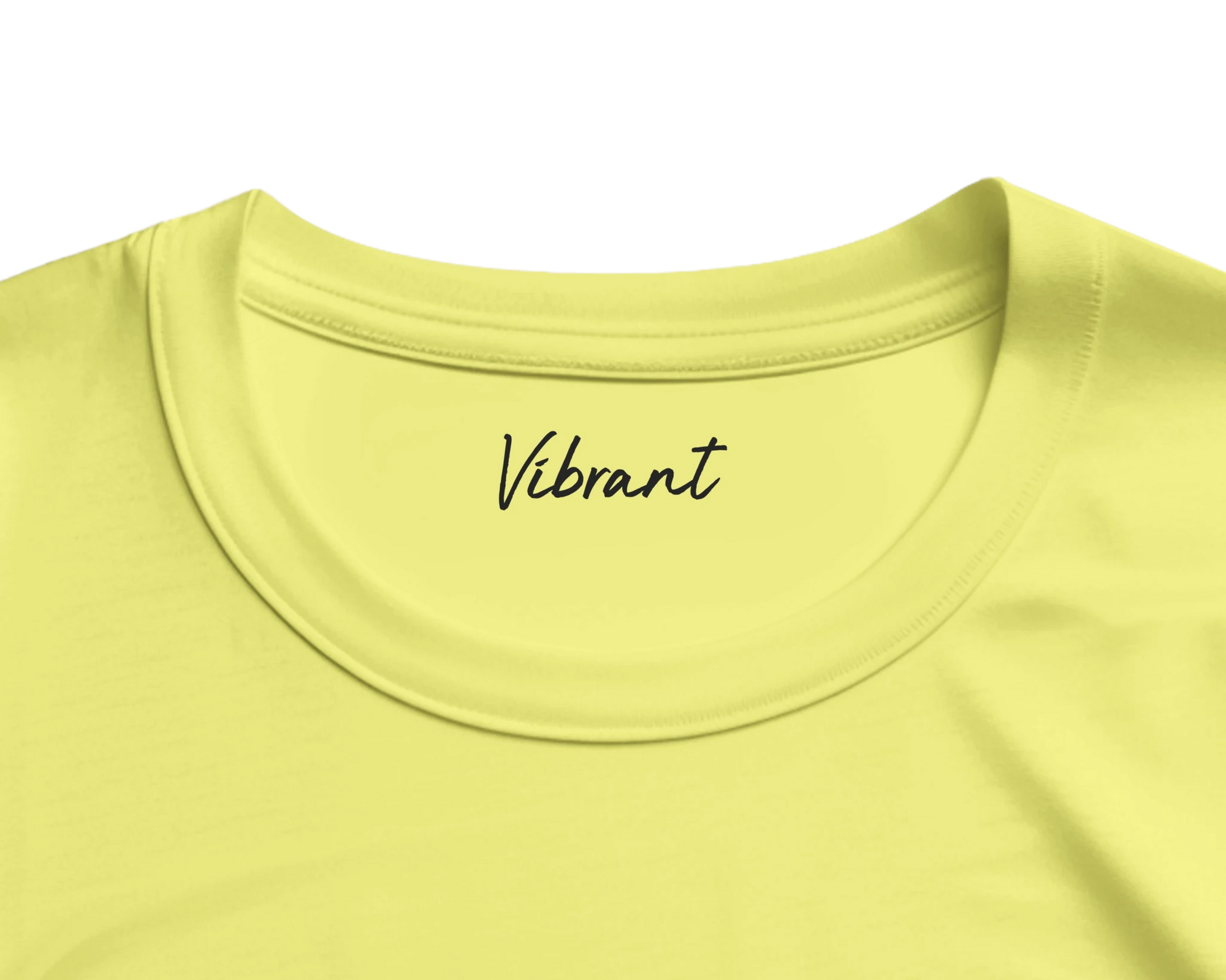 Vibrant - "Never too Late" T-shirt Light Yellow 2