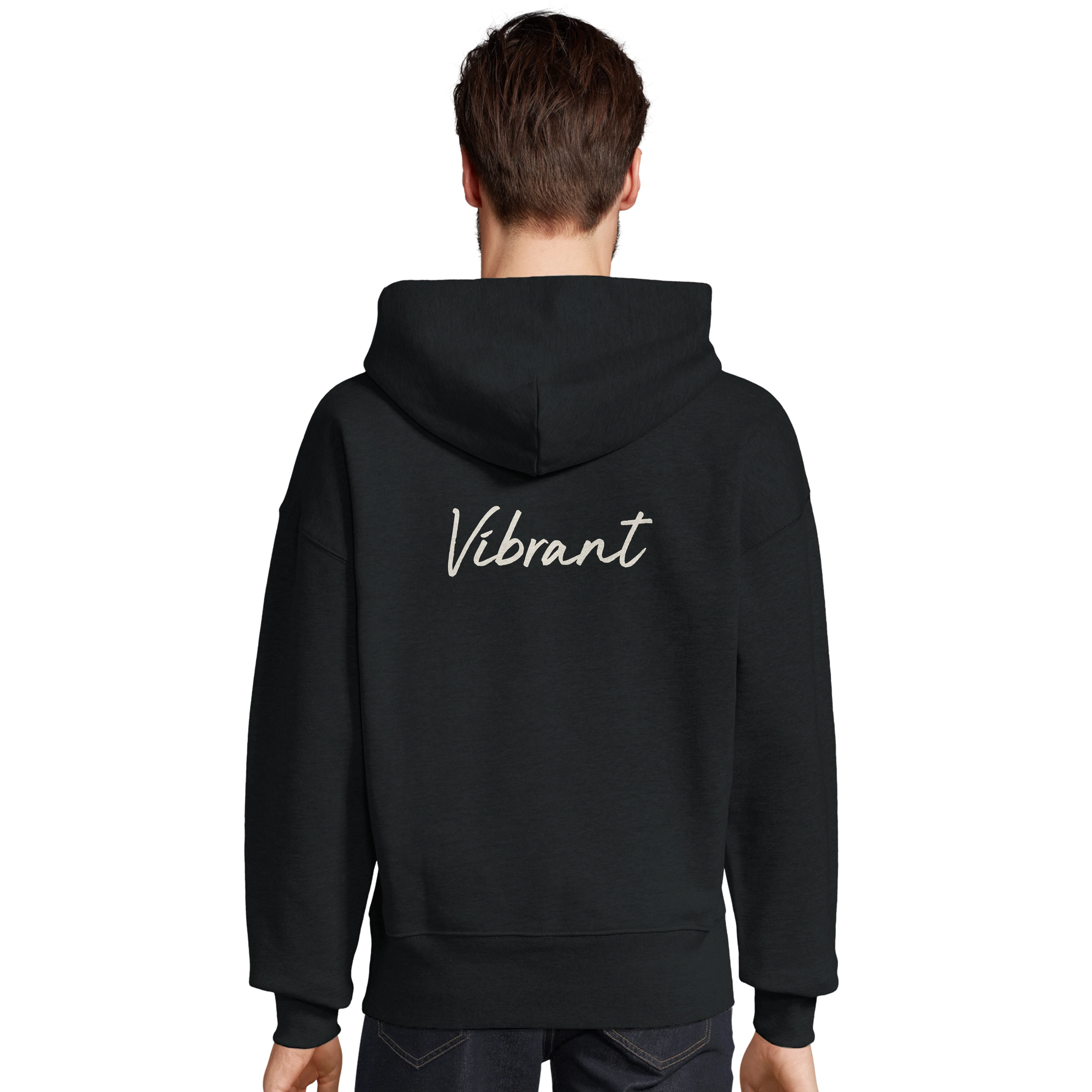 Vibrant - "Never too Late" Hoodie Black 4