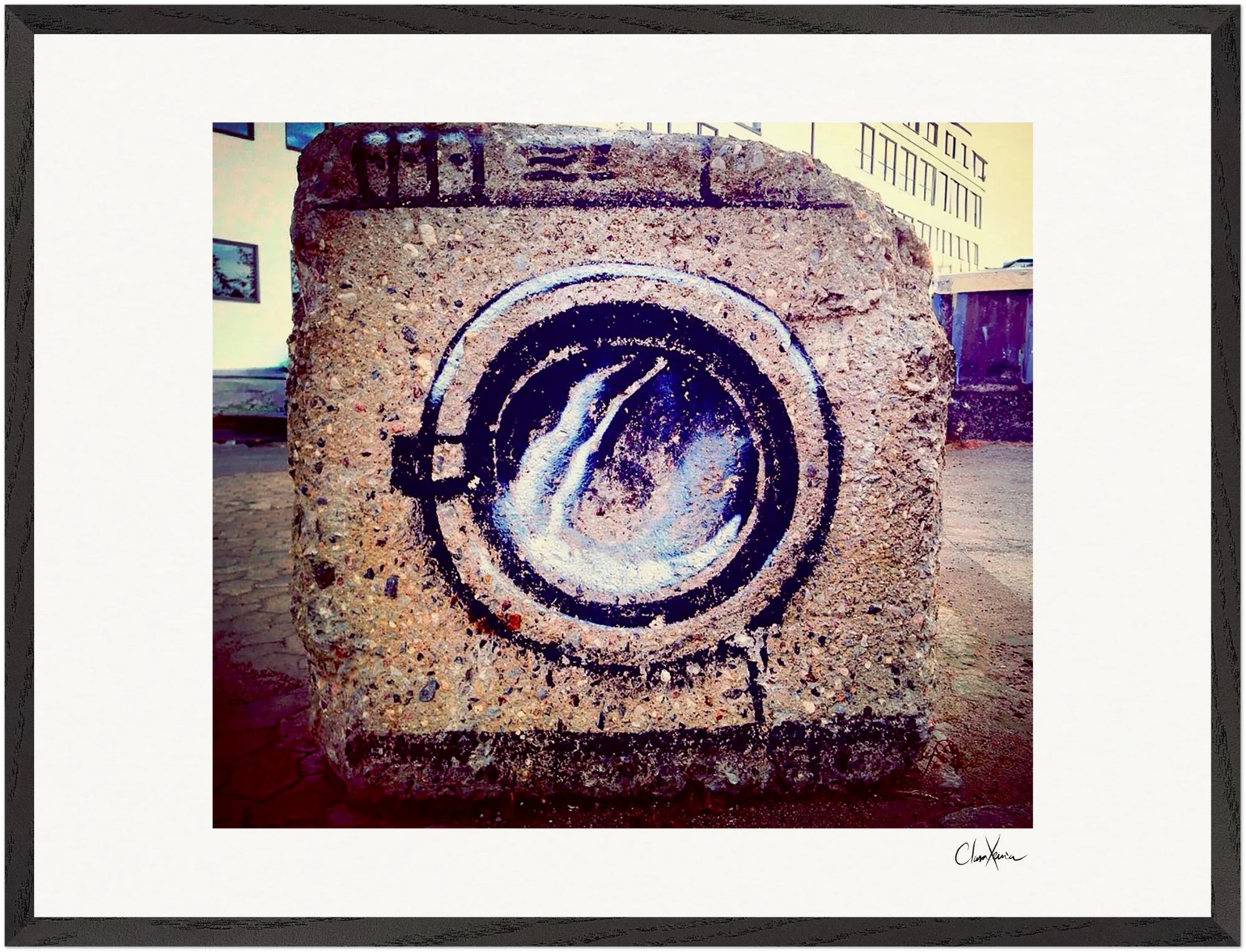 Wash It Framed print 13x18 cm / 5x7″ White frame 1