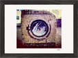 Wash It Framed print 21x29.7 cm / 8x12" Black frame 43