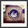 Wash It Framed print 30x30 cm / 12x12″ Black frame 62