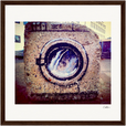 Wash It Framed print 30x30 cm / 12x12″ Dark wood frame 45