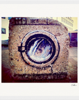 Wash It Framed print 30x30 cm / 12x12″ White frame 11