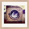 Wash It Framed print 30x30 cm / 12x12″ Wood frame 28