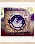 Wash It Framed print 30x30 cm / 12x12″ Wood frame 28