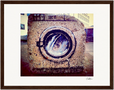 Wash It Framed print 30x40 cm / 12x16″ Dark wood frame