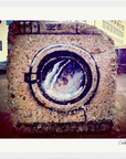 Wash It Framed print 30x40 cm / 12x16″ White frame 12