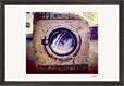 Wash It Framed print 30x45 cm / 12x18″ Black frame 47