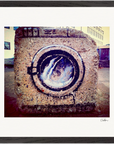 Wash It Framed print 40x40 cm / 16x16″ Black frame 48