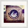Wash It Framed print 40x40 cm / 16x16″ White frame 14