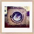 Wash It Framed print 40x40 cm / 16x16″ Wood frame 31