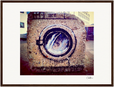 Wash It Framed print 45x60 cm / 18x24″ Dark wood frame 50