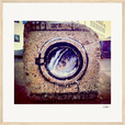 Wash It Framed print 50x50 cm / 20x20″ Wood frame 34