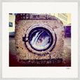 Wash It Framed print 70x70 cm / 28x28″ White frame 19