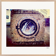 Wash It Framed print 70x70 cm / 28x28″ Wood frame 36