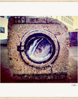 Wash It Framed print 70x70 cm / 28x28″ Wood frame 36