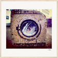 Wash It Framed print 70x70 cm / 28x28″ Wood frame 36