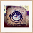 Wash It Framed print 70x70 cm / 28x28″ Wood frame 36