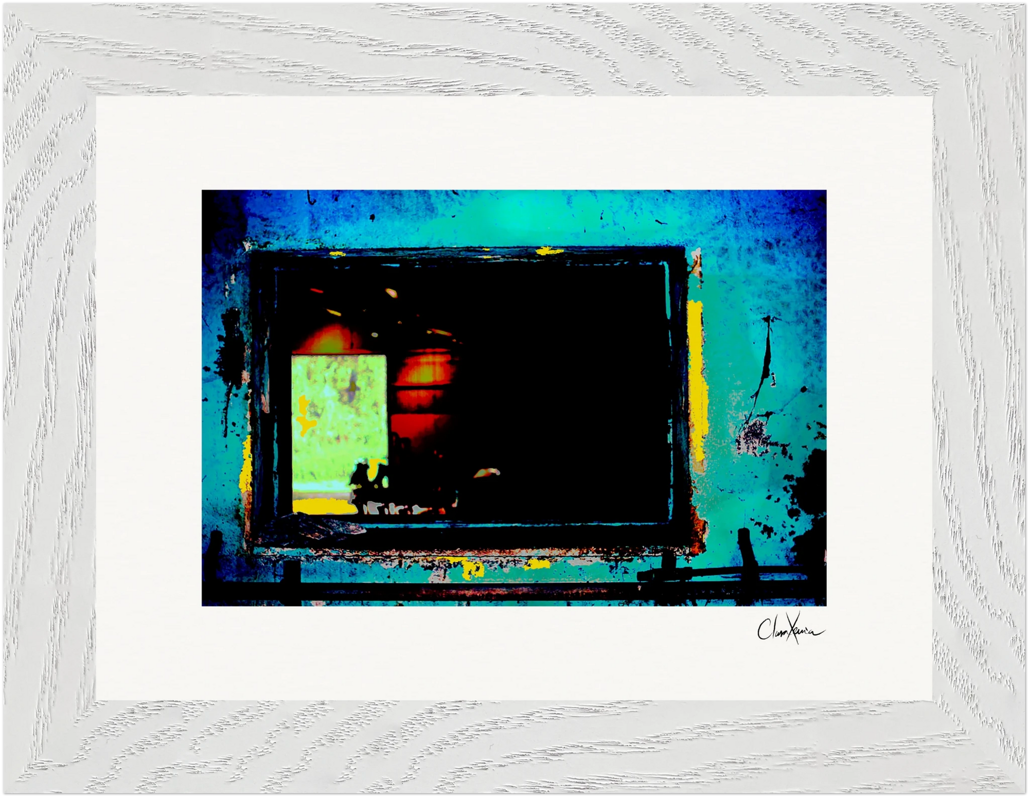 Web of Colors Framed print 13x18 cm / 5x7″ White frame 6