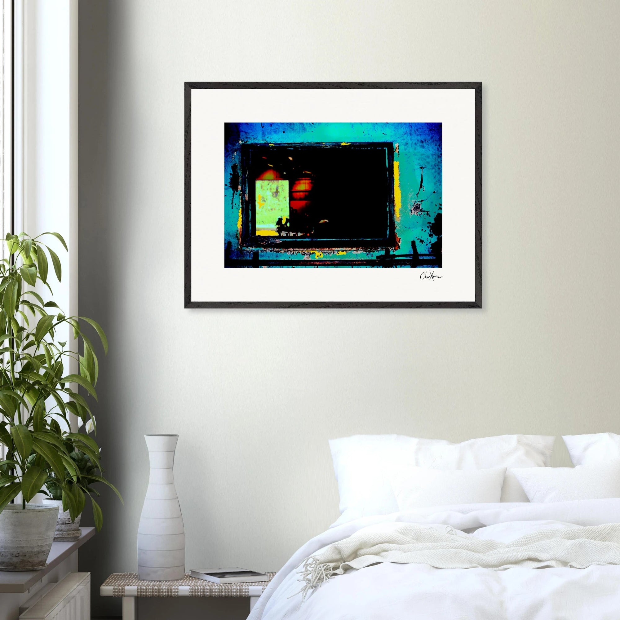 Web of Colors Framed print 13x18 cm / 5x7″ White frame 4