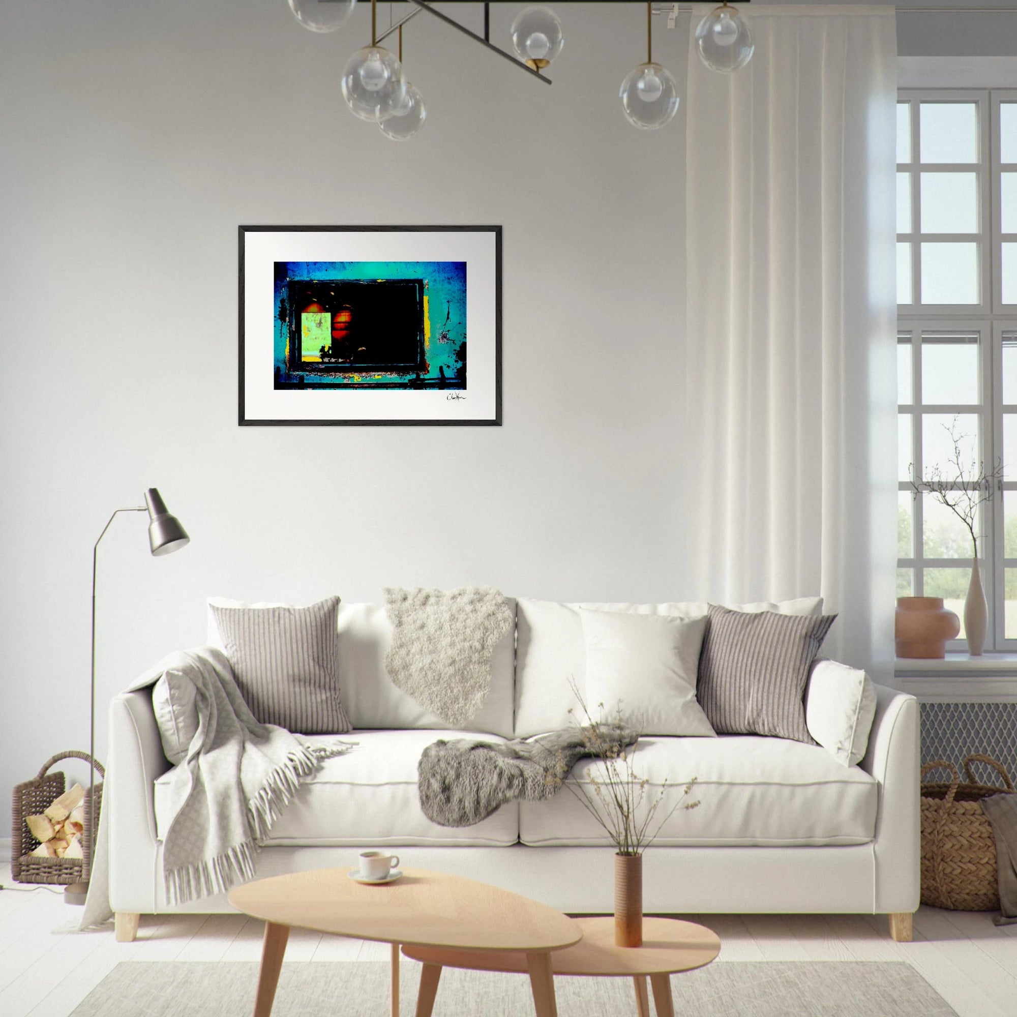 Web of Colors Framed print 13x18 cm / 5x7″ White frame 5