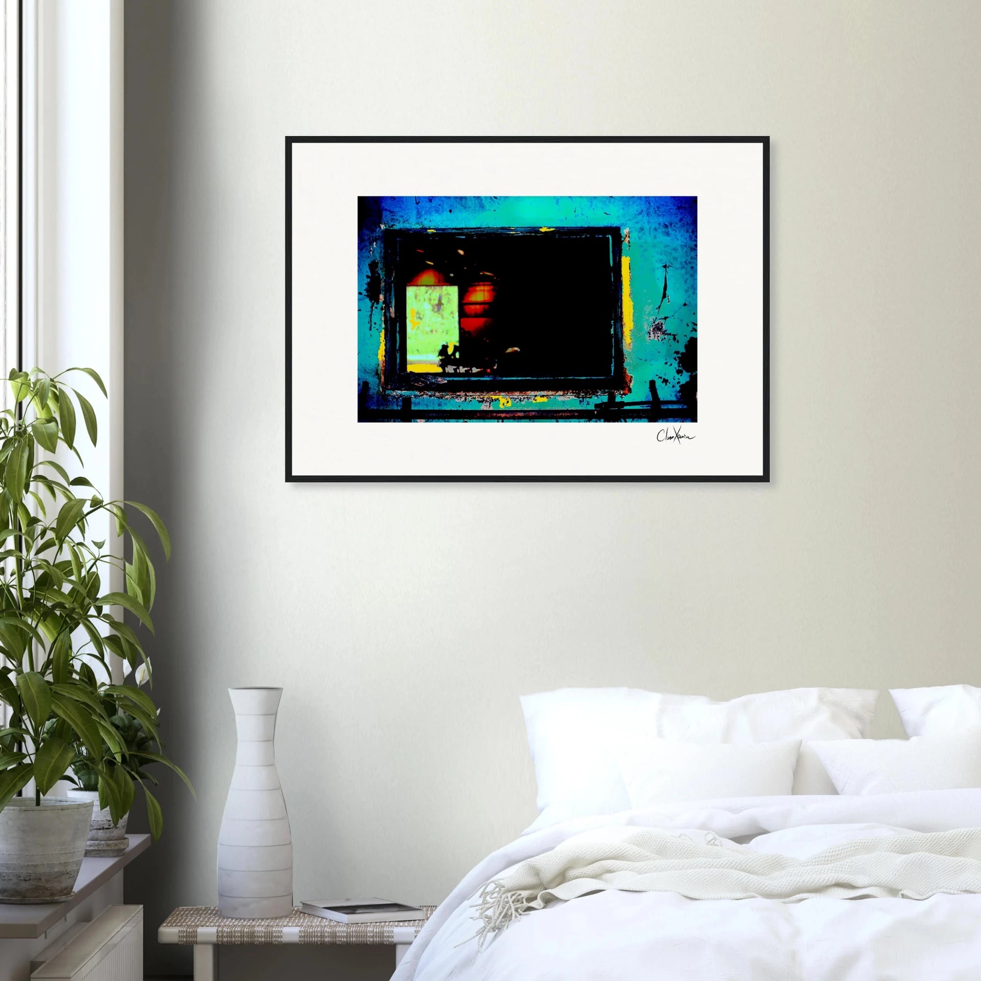 Web of Colors Framed print 13x18 cm / 5x7″ White frame 4