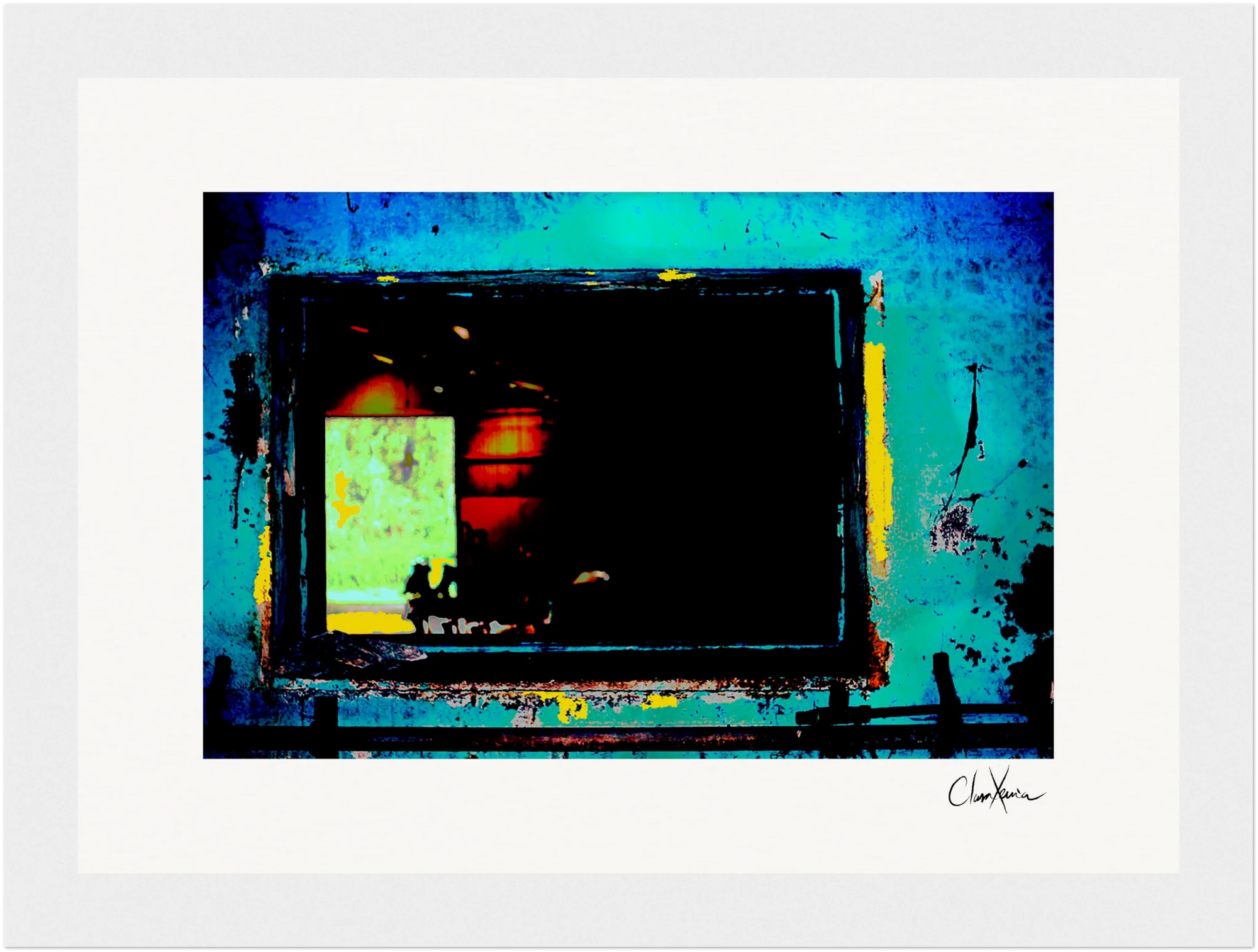 Web of Colors Framed print 13x18 cm / 5x7″ White frame 6