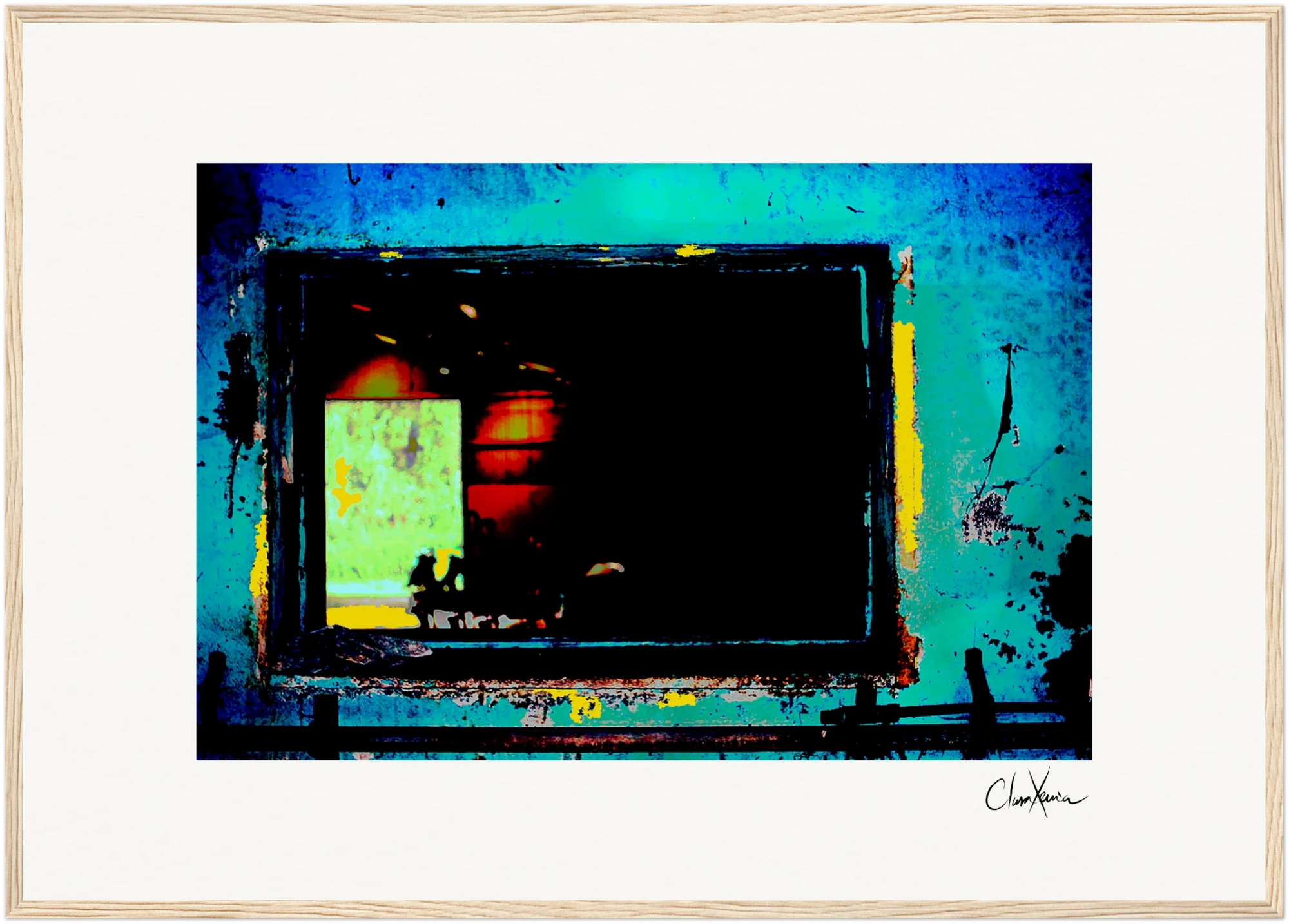 Web of Colors Framed print 13x18 cm / 5x7″ White frame 1